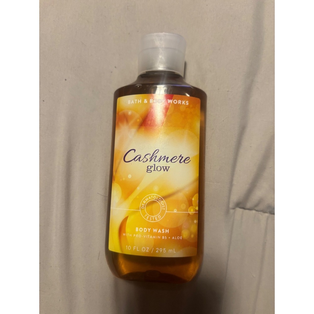 Bath & Body Works Cashmere Glow Body Wash 10 fl oz Peach Vanilla Musk NEW
